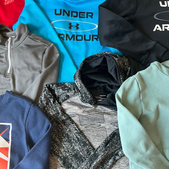 Boys Hoodies Lot, Medium, 8/10, Under Armour, Nike, Adidas, Athletic, Warm - Picture 4 of 11